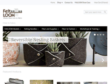Tablet Screenshot of feltloom.net